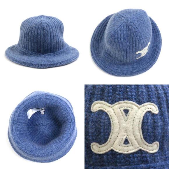 CELINE Blue Hat - Picture 4 of 5